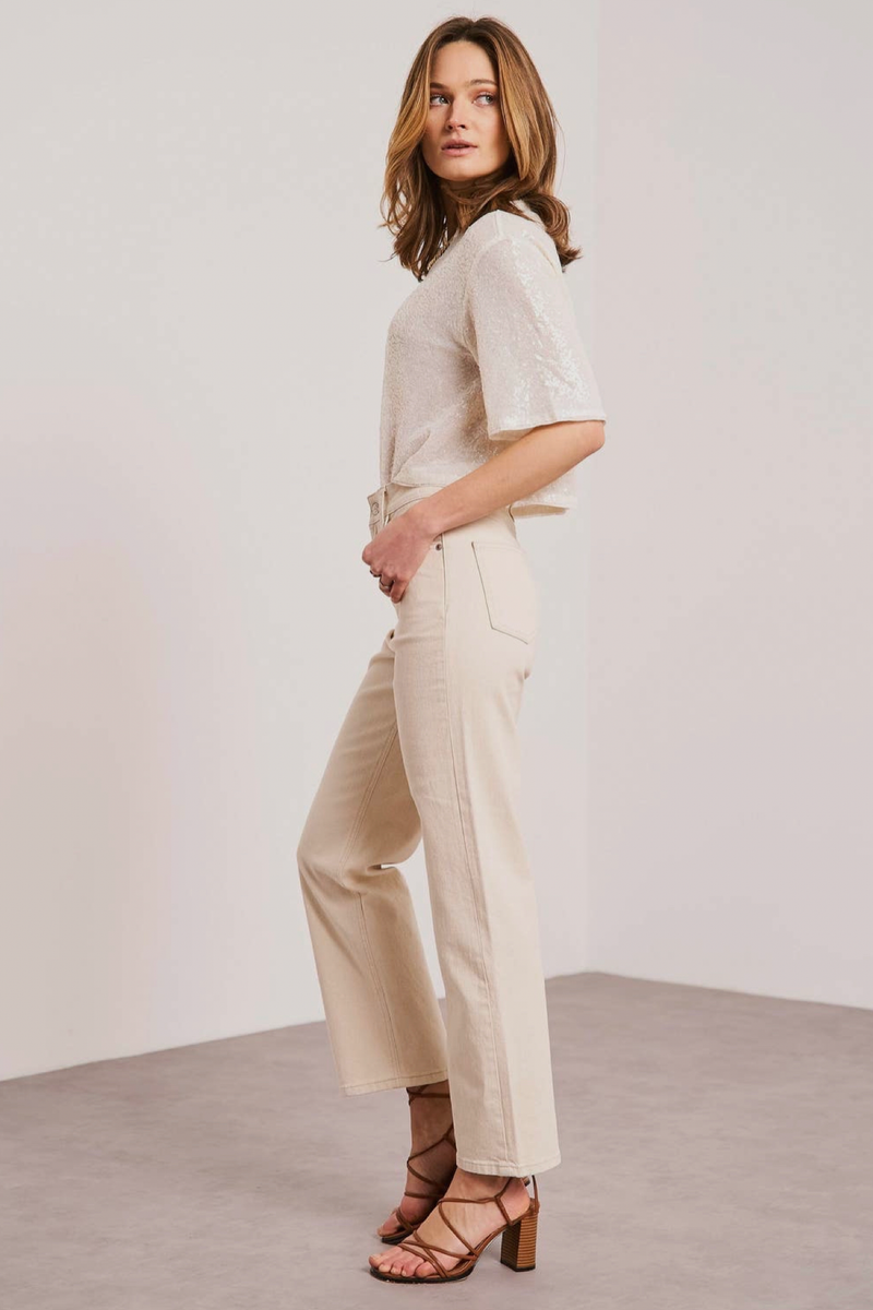 Solange Straight Jeans - Natural Wash