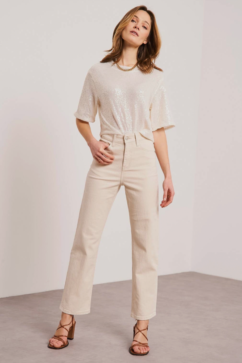 Solange Straight Jeans - Natural Wash